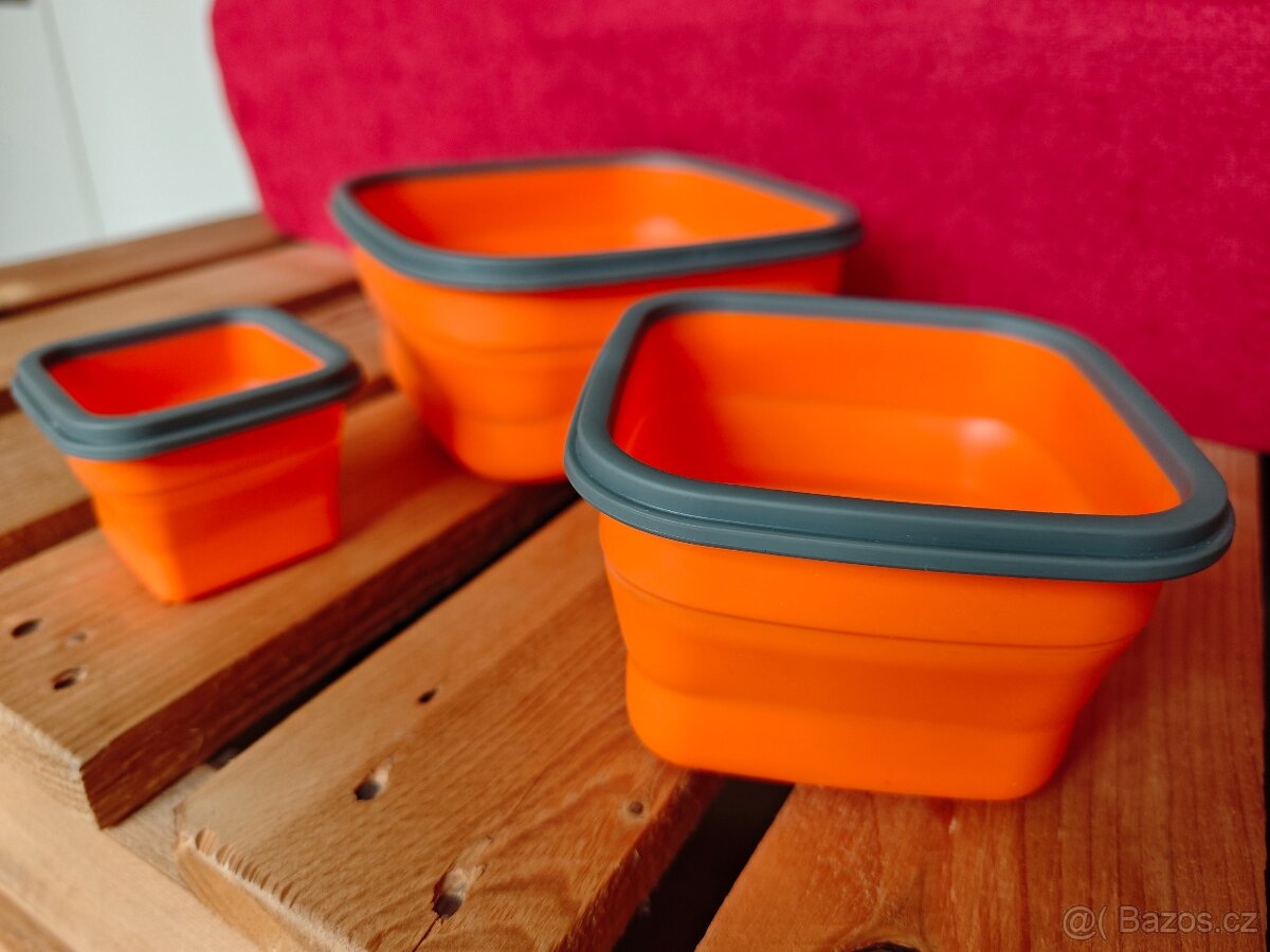 Silikónový obedový box - sada 3ks nové - 6