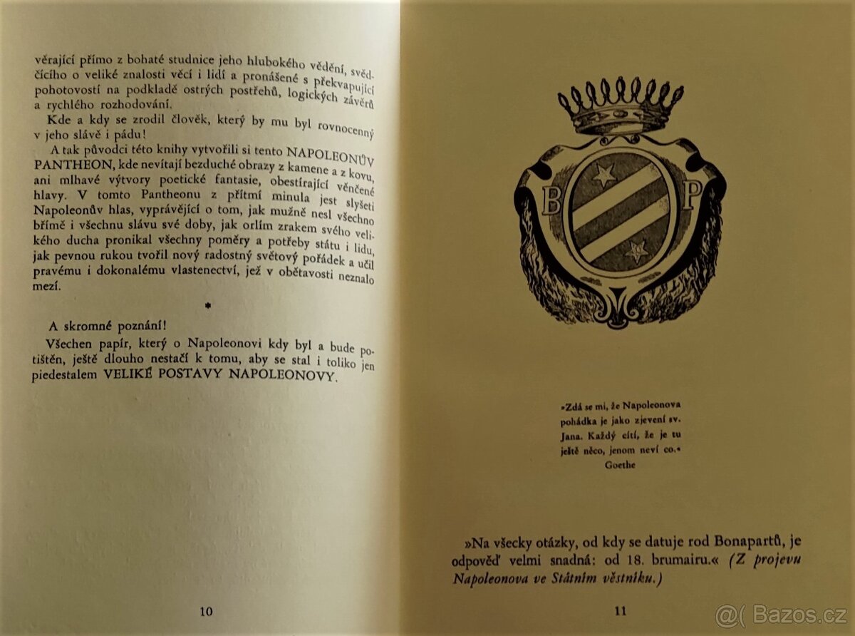 NAPOLEON VE SVÝCH PROJEVECH / 1936 / - 6