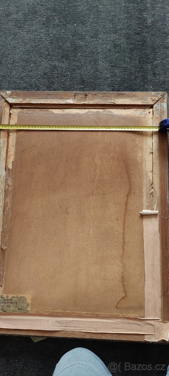 Stary obraz v rámu - 6