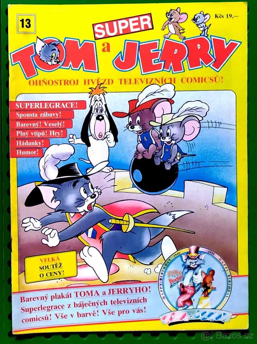 2 x Komiks TOM A JERRY č. 9+13 /1991 Merkur pěkné - 6