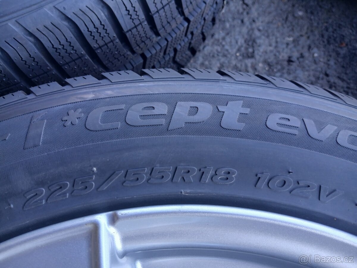 P- Sada NEJETÝCH Alu kol Borbet 225/55R18 zimní - 6