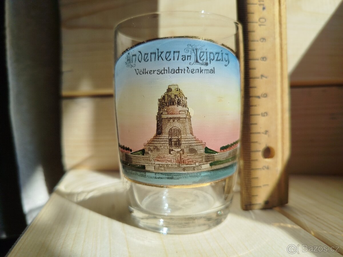 HRADČANY 100% STAV MALOVANÁ UPOMÍNKOVÁ SKLENICE - 6