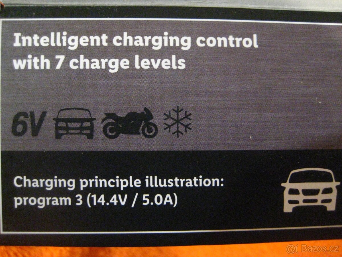 Inteligentní nabíječka autobaterií (autonabíječka). - 6