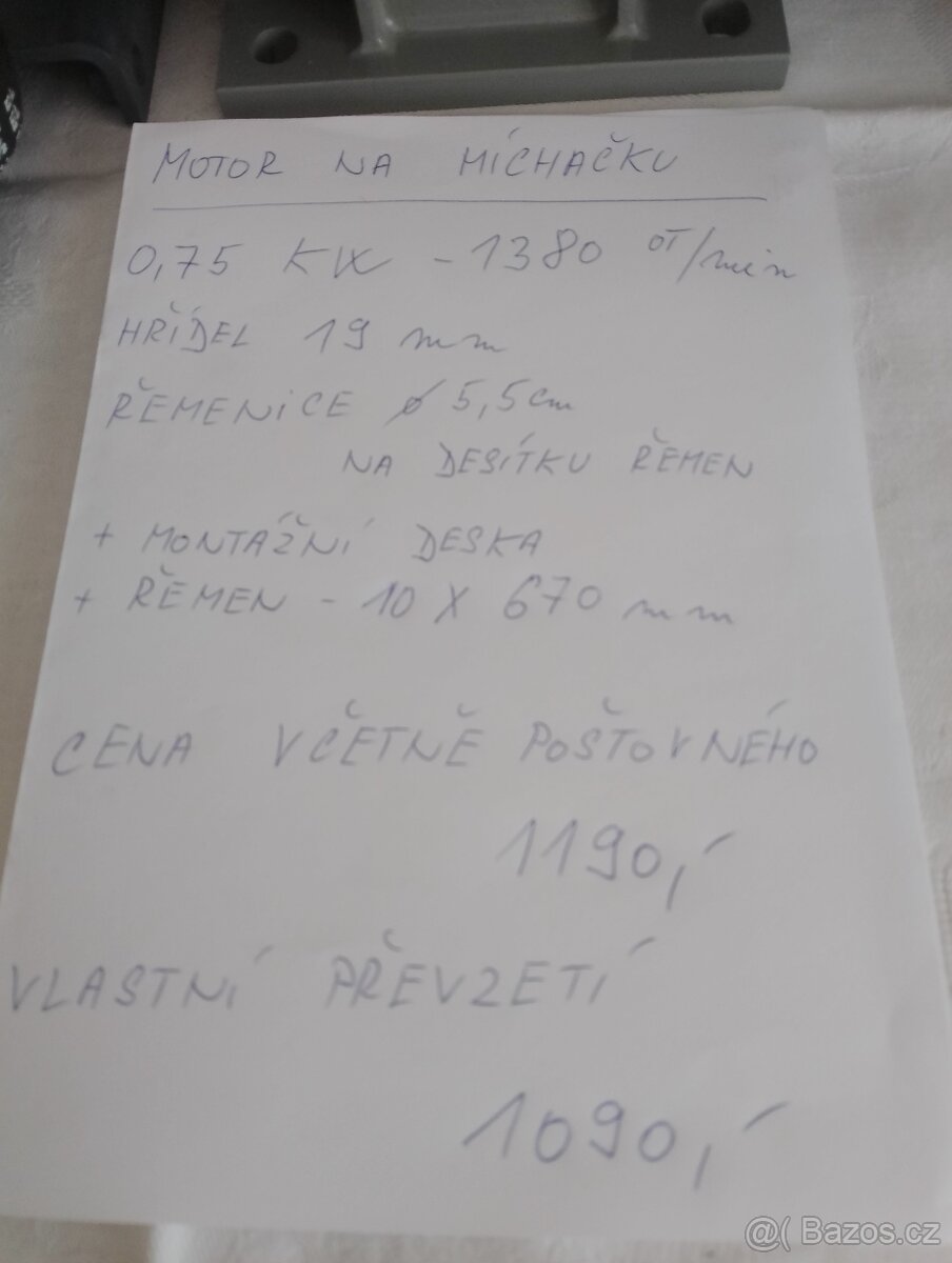 Elektromotor na míchačku - 6