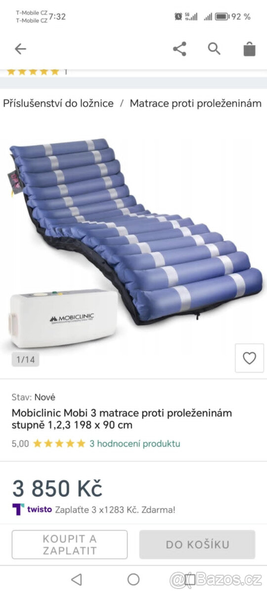 Zdravotní polohovací elektricka postel Allura XXL - 6