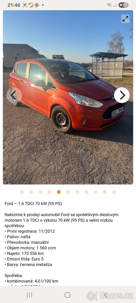 FORD B MAX 1,6 nafta - 6