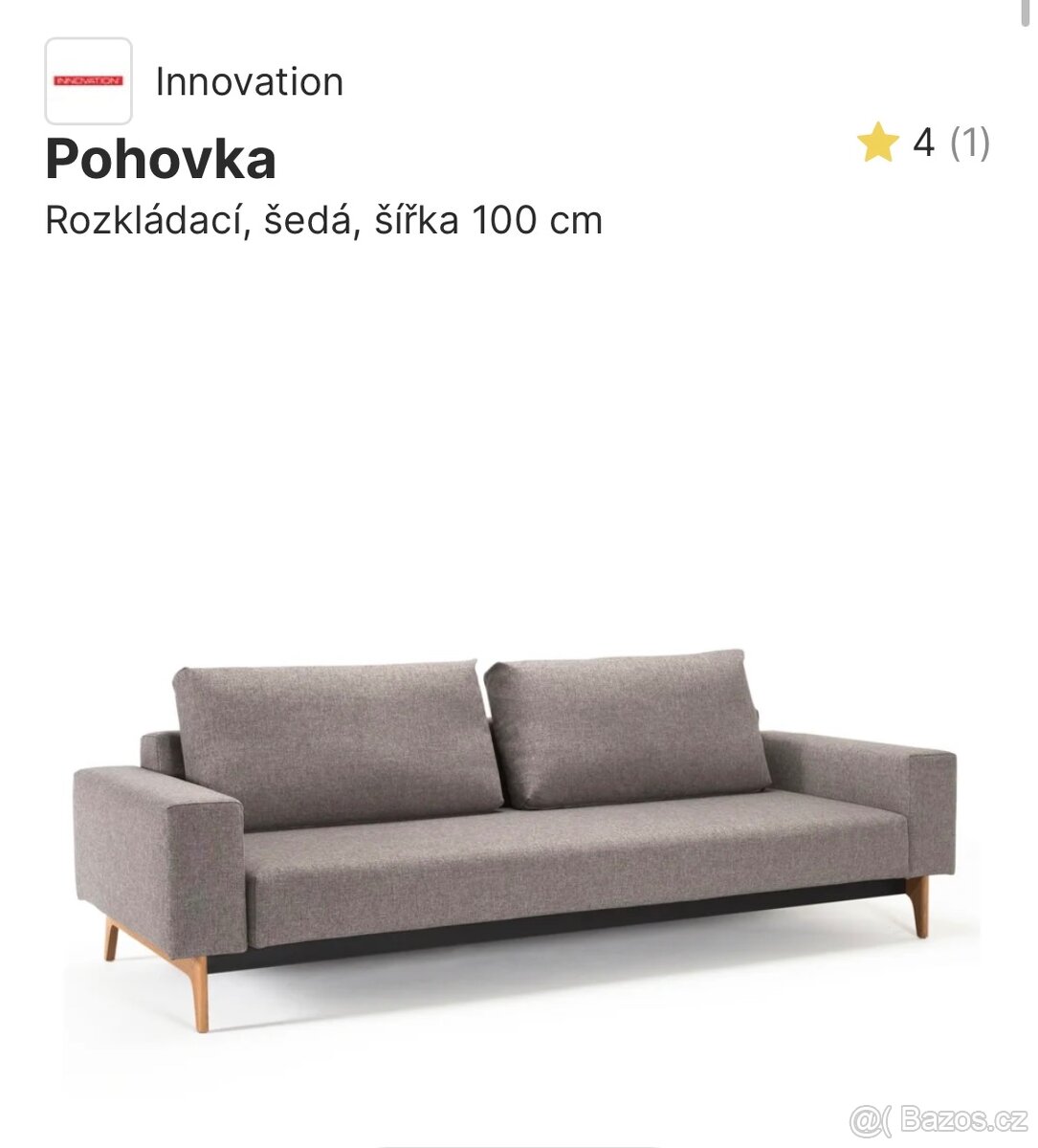 Luxusní dánská rozkládací pohovka - 6