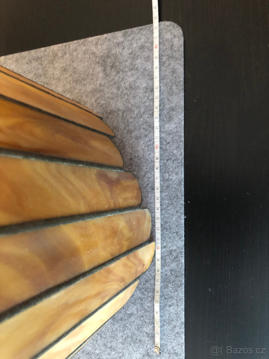 Vitrážové závěsné světlo.Svítidlo vyrobeno Tiffany technikou - 6