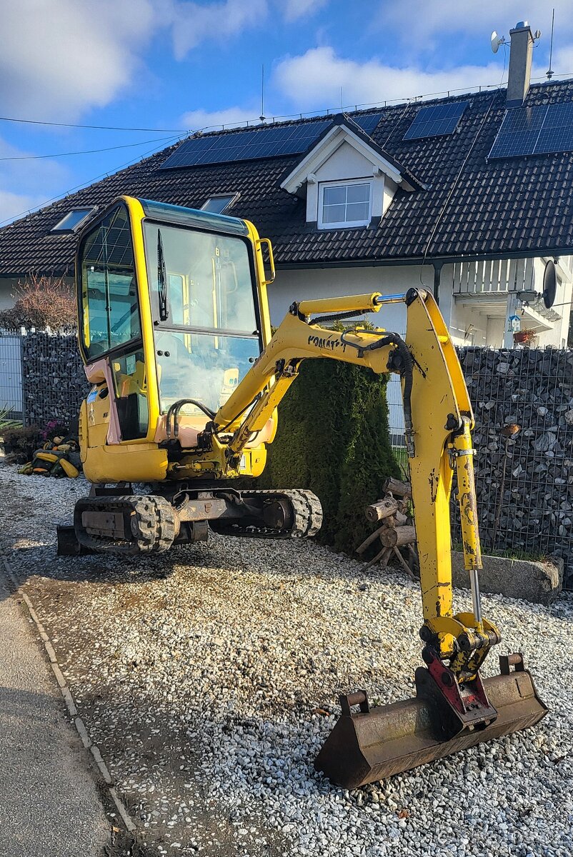 Minibagr Komatsu, rozšiřovací, rychloupínák, 2 lžíce, atd. - 6