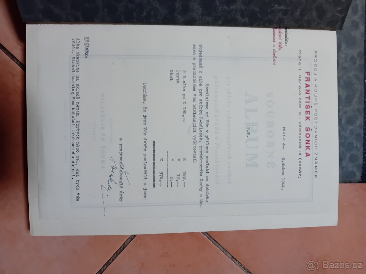 Prodám známky s razítky a pamětní listy (1935 - 1952) - 6