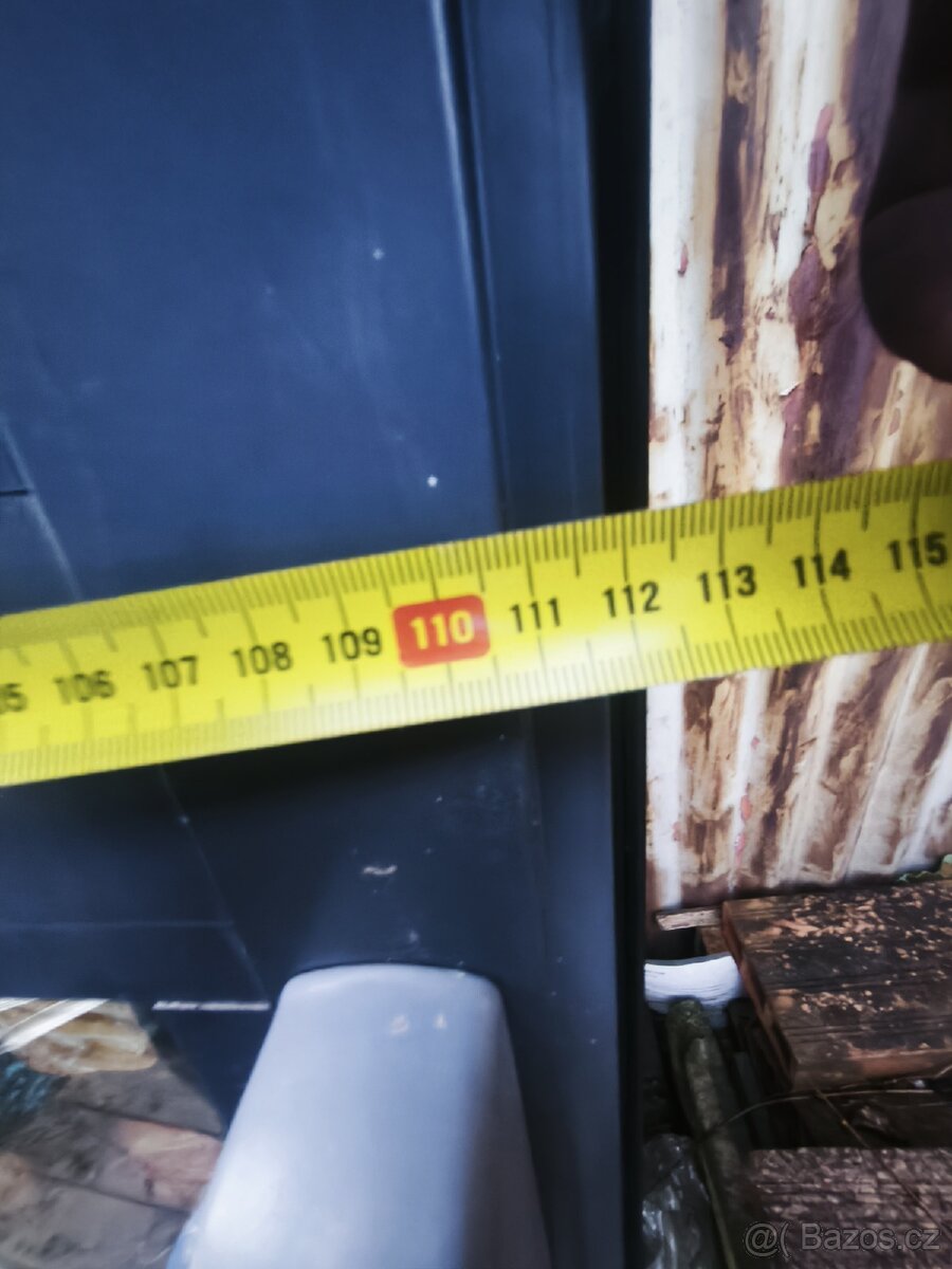 HLINÍKIVÉ DVEŘE PROSKLENÉ S RÁMEM - 6