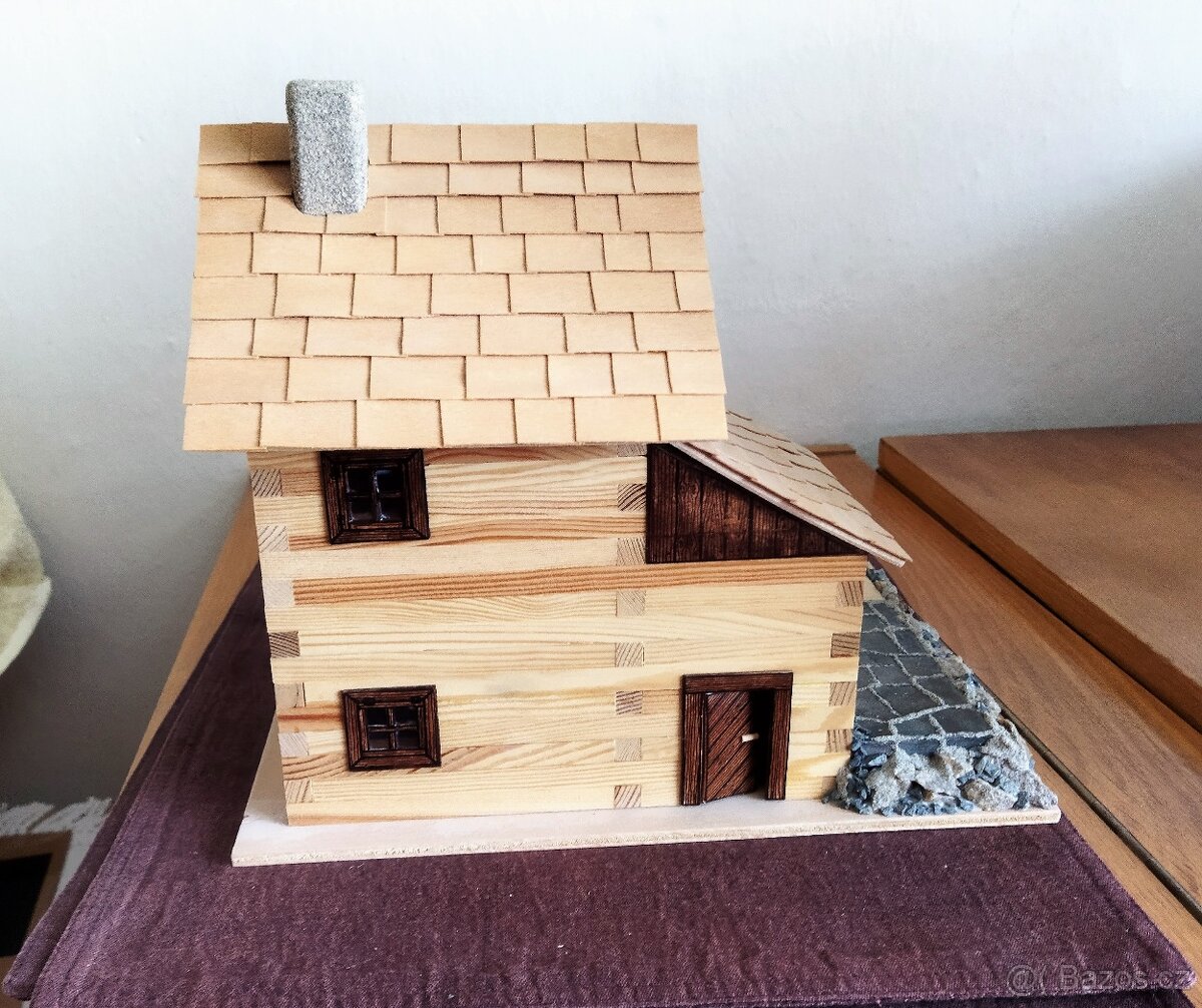 dekorační model "vodní mlýn" - 6