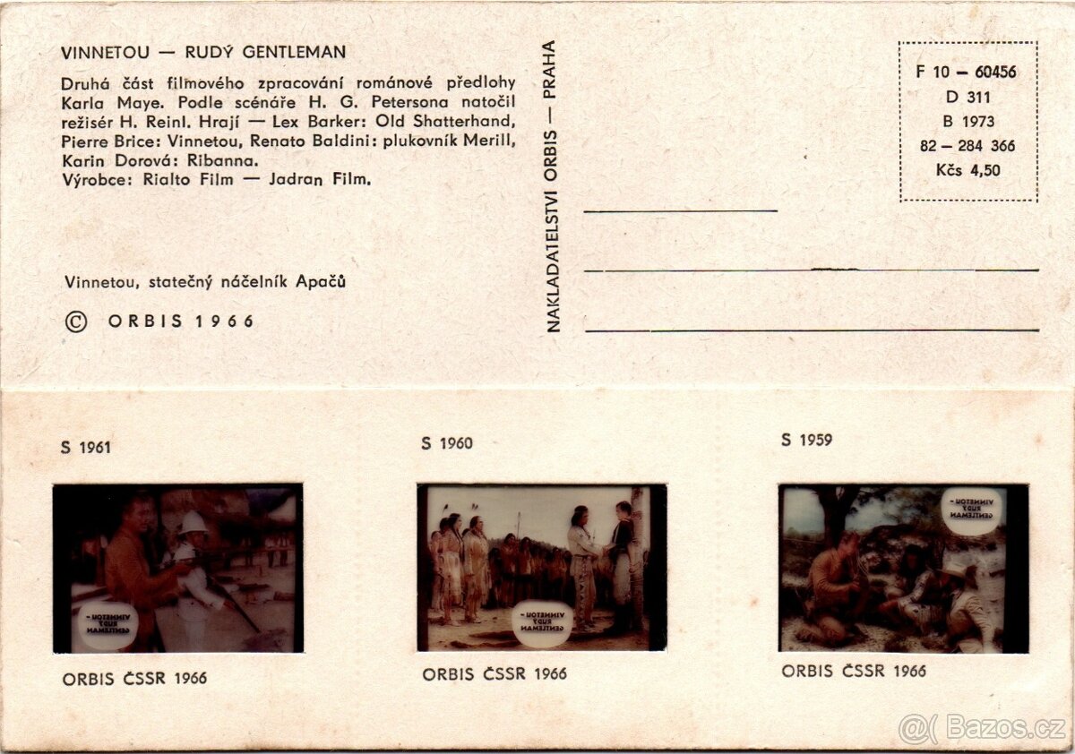 VINNETOU POHLEDY S DIAPOZITIVMI - 6