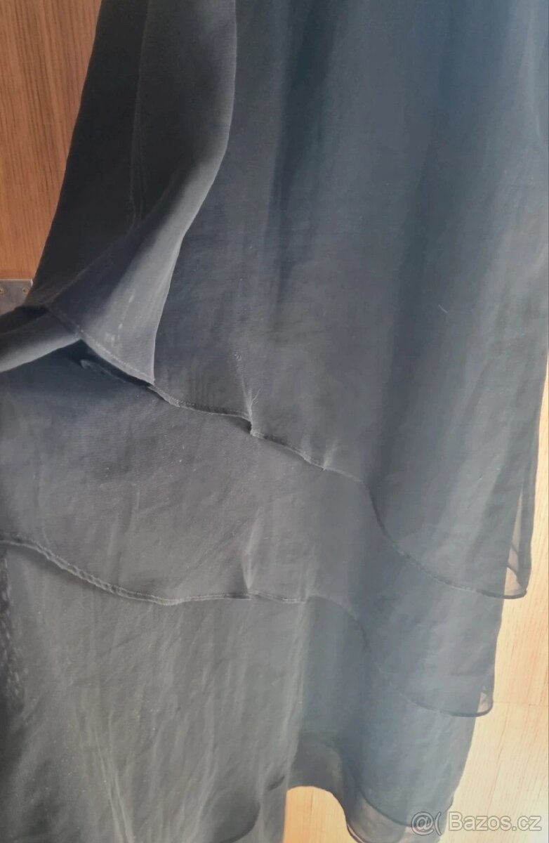 Plesové černé šaty. - 6