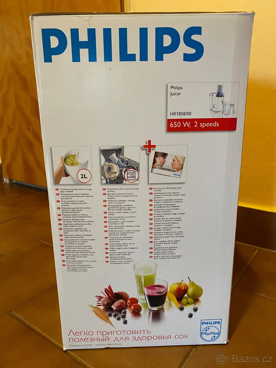 Odšťavňovač Philips juicer HR1858/00 - 6