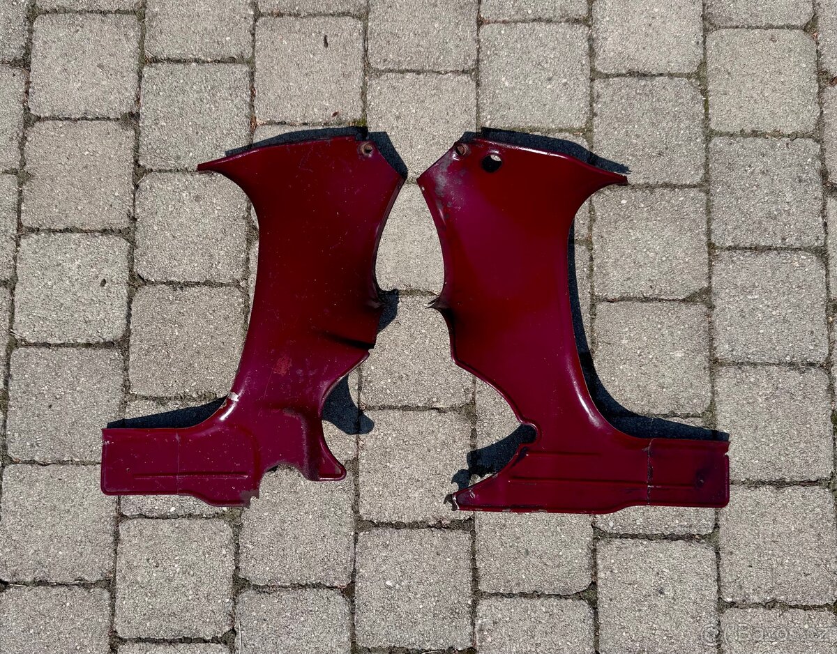 Jawa CZ 125 175 kyvacka - podsedlove plechy - 6