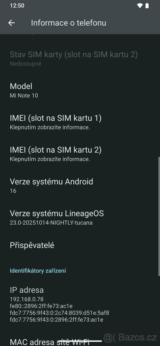Xiaomi Mi Note 10 LTE 128GB - 6