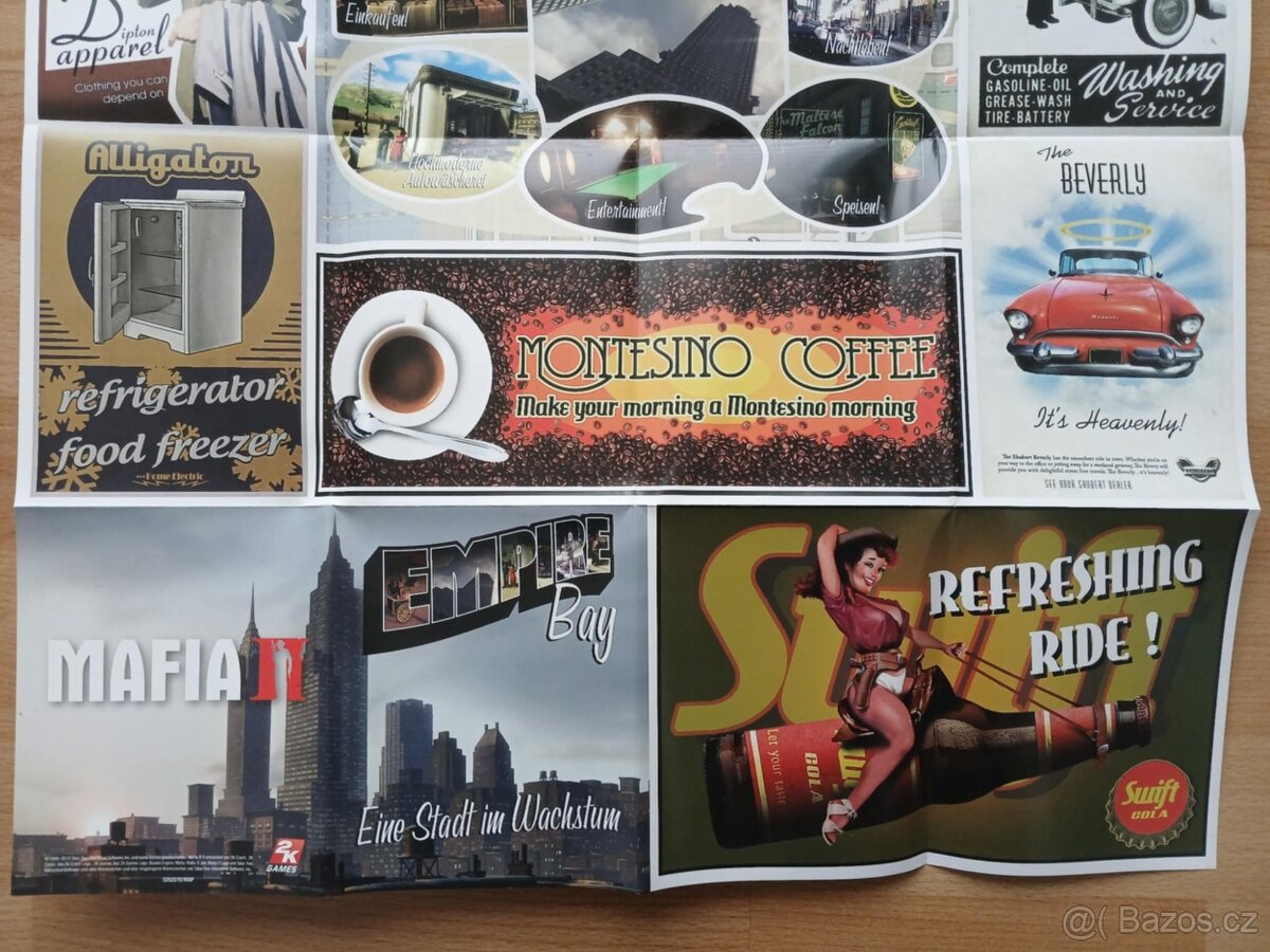 Mafia II plakát - mapa - 6