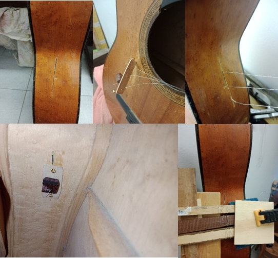 Zrestaurovaná 4/4 španělská kytara - 6