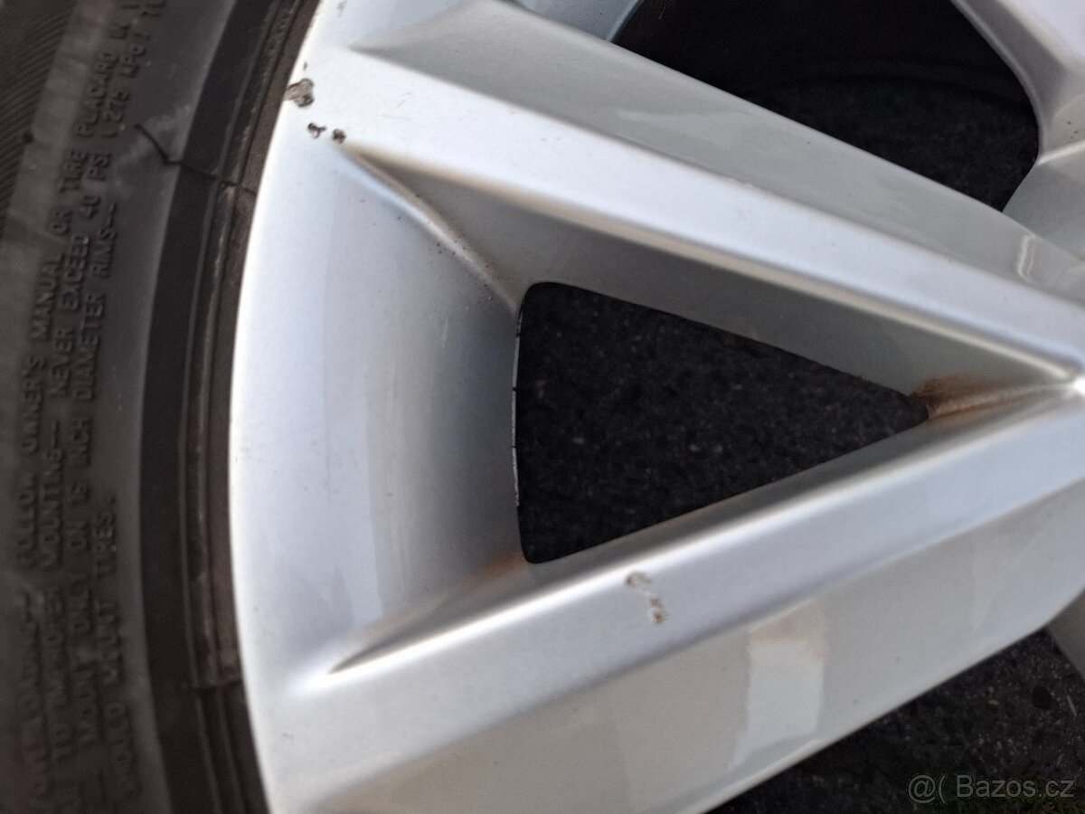 Alu kola 16" Skoda Antia 5x100 s pneu 215/45R16 - 6