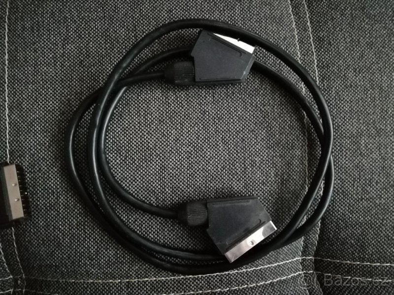 Scart kabel 1,5m, scart kabel 2m, scart rozbočovač - nové - 6