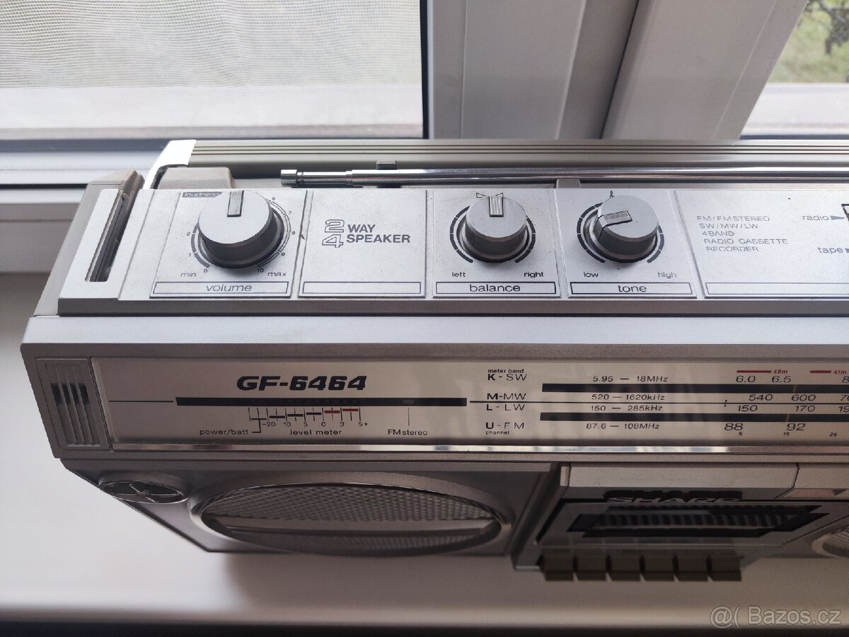 Sharp GF-6464 Osaka Japan 1980 - PERFEKTNÍ Plně funkční - 6