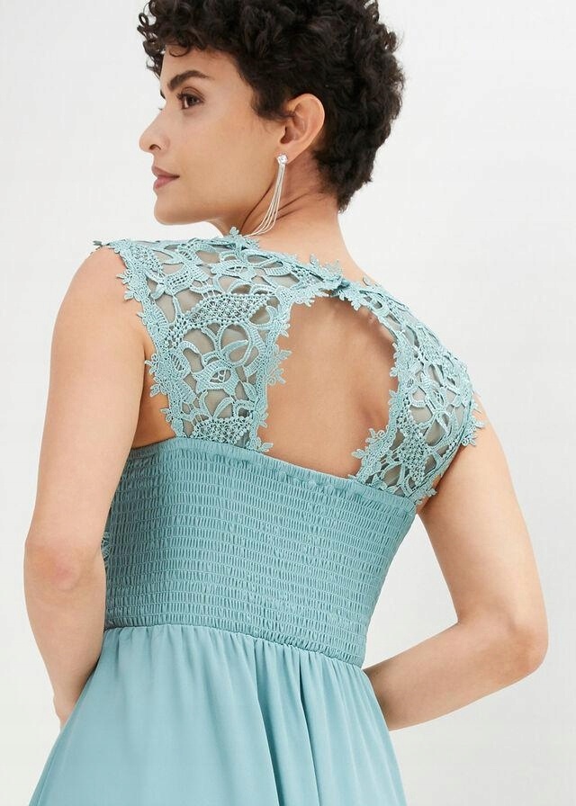 Nádherné dlouhé společenské šaty 40/42 - 6