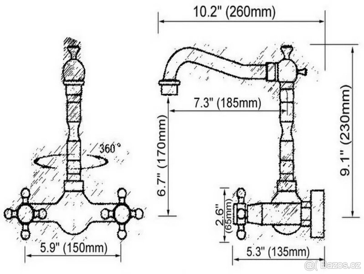 Mosazná baterie nová - 6