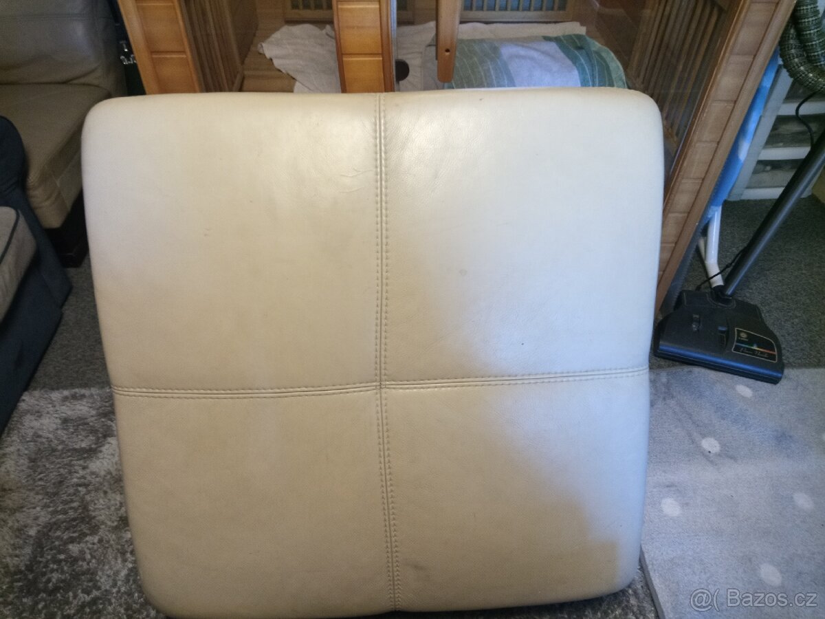 Sedačka rohová kožená - 6