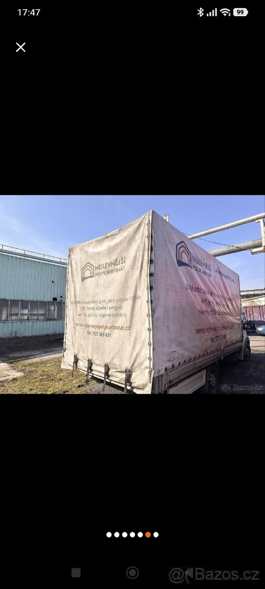 Plachtová nástavba, korba s roletou - 6