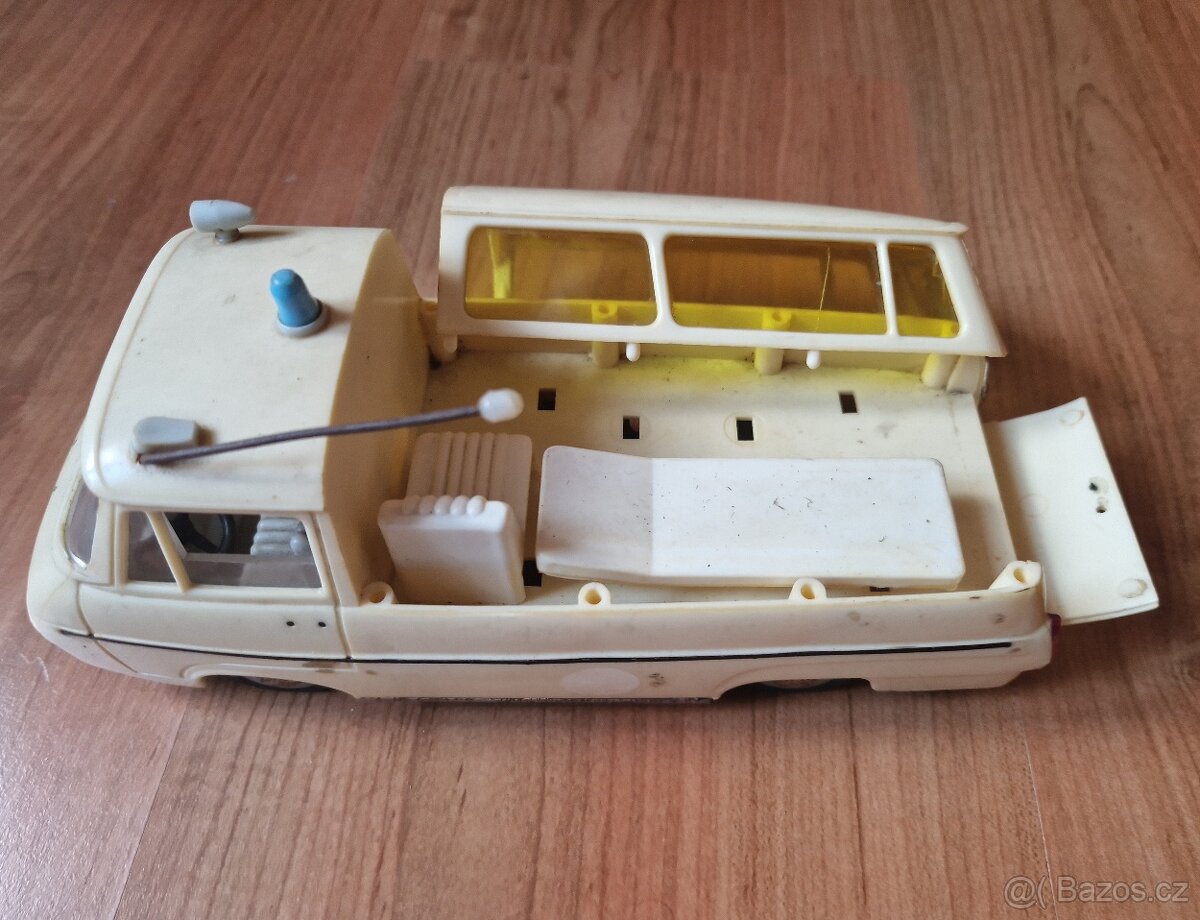 Plechové traktory na klíček KDN s valníky,sanita 1203 KDN - 6