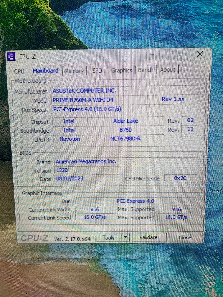 Herní počítač i5 12400F + Intel ARC A750 8GB + 32GB RAM - 6