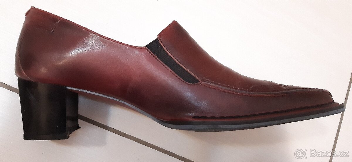 Dámské kožené Lodičky JoeSánchez, vel. 40 - 6