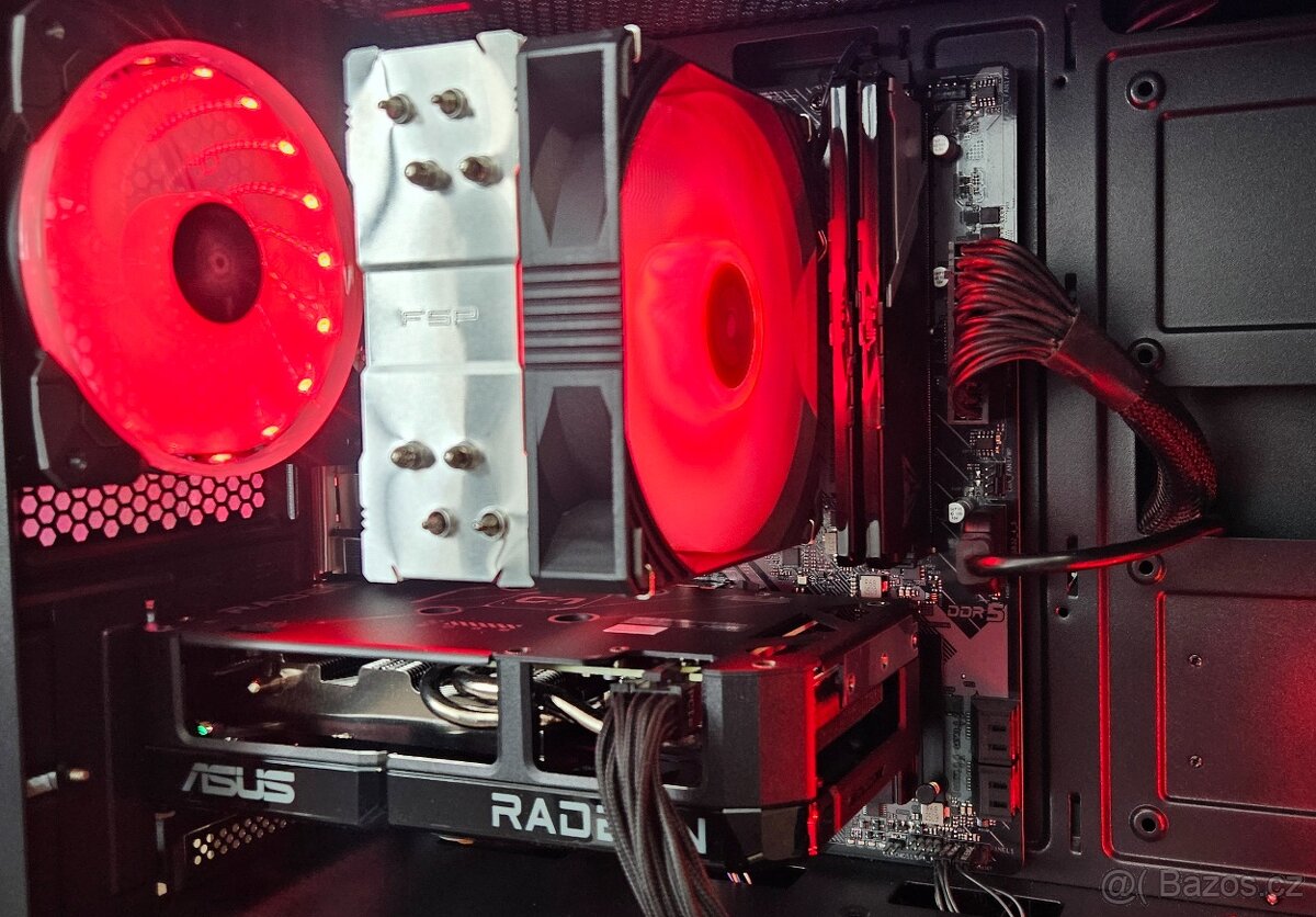 Malé herní PC na AM5– RX9060XT/7500F/B650M/32GB/850W/Win11 - 6