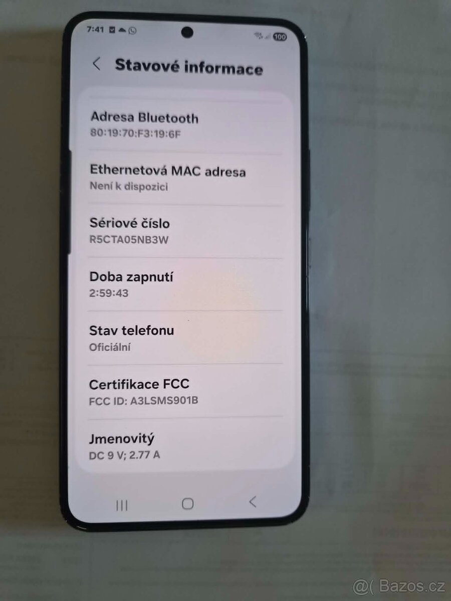 Samsung S 22 Model SM-S901/DS - dual Sim. - 6