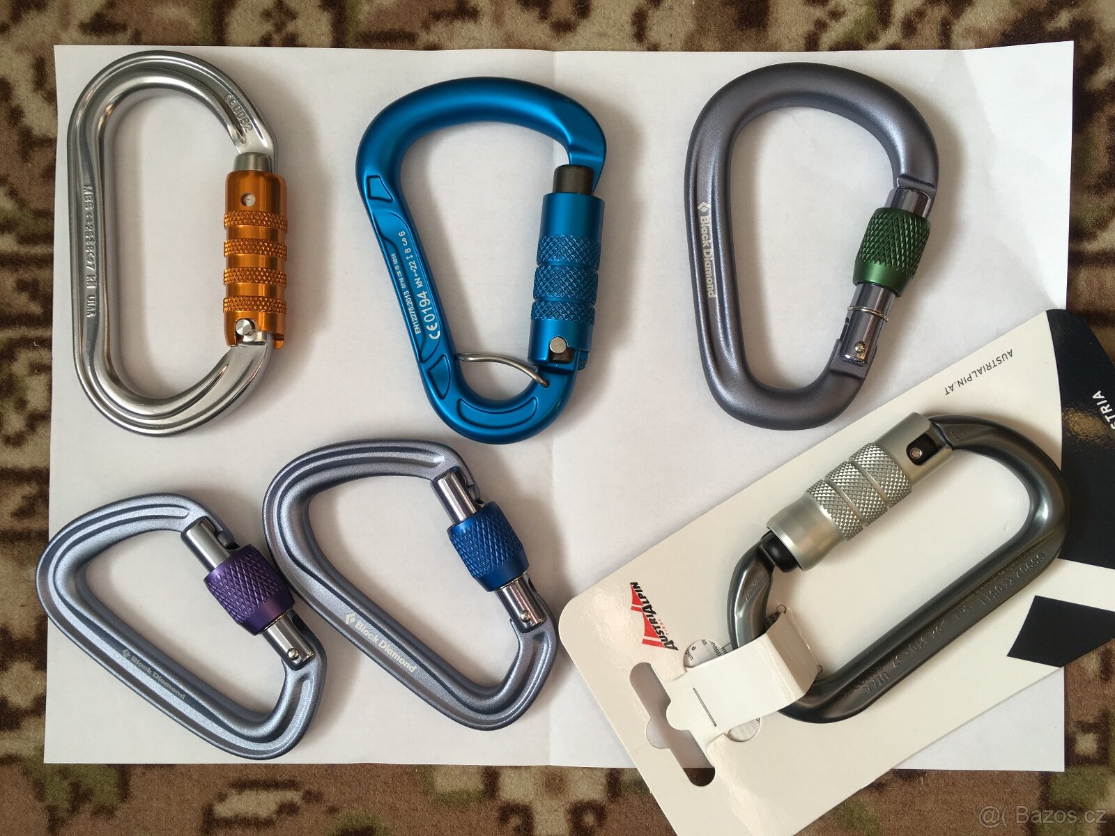 Karabína karabínka Petzl OK - triact lock, nová - 6