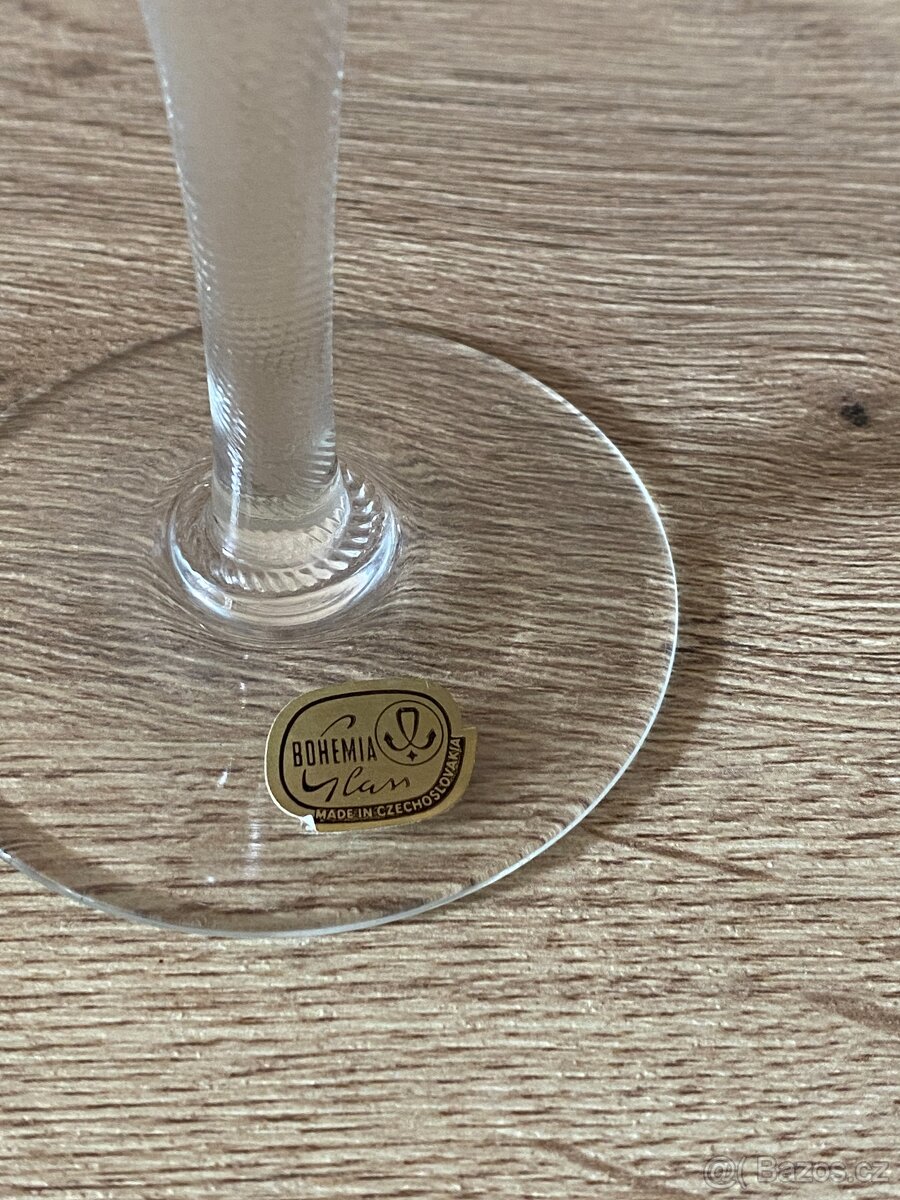 sklenice na víno z rubínového skla luxusní sklenice na víno - 6