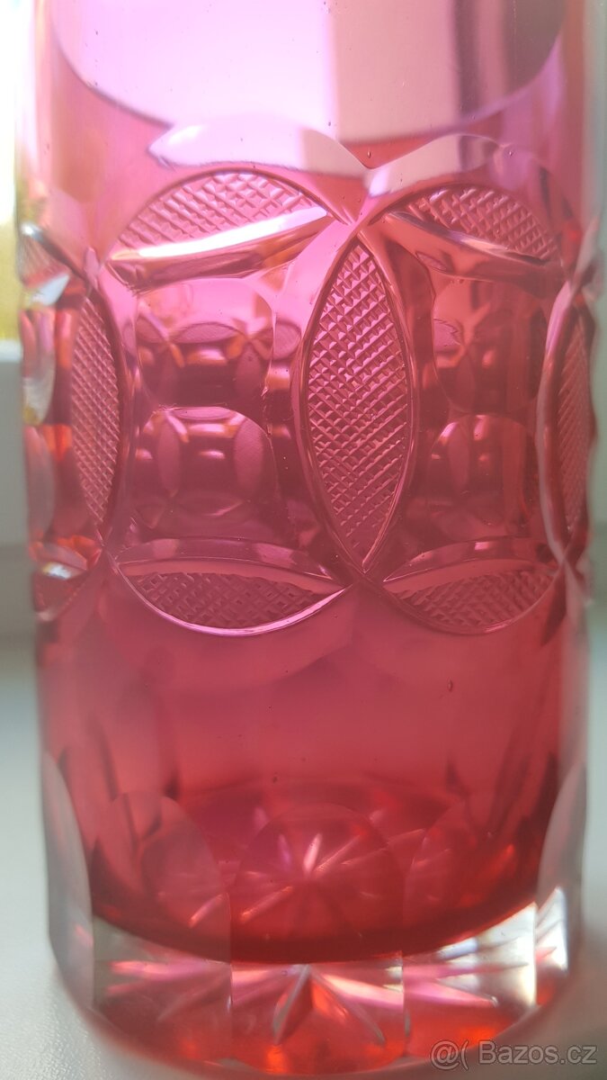 starožitná sklenice - Biedermeier - 6