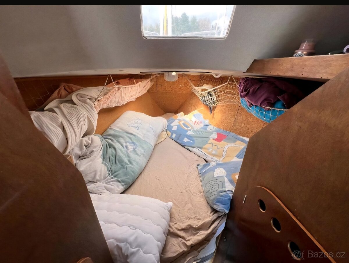 Motorová kajutová plachetnice Wegu Rubin 23 loď+vlek 89 tis. - 6