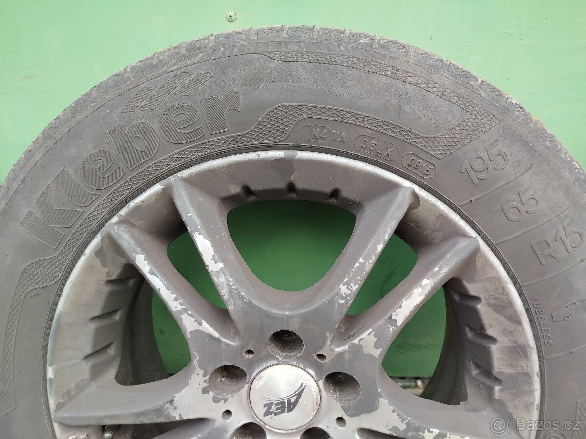 ALU kola AEZ R15 5100 Skoda VW 6,5J ET38 - 6