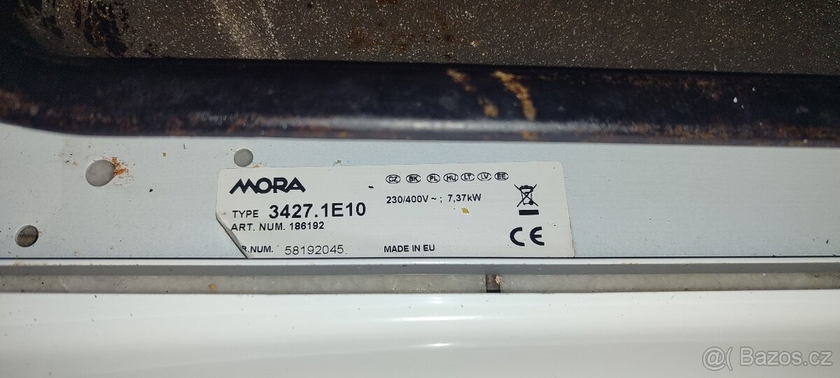 Mora elektrický sporák - 6