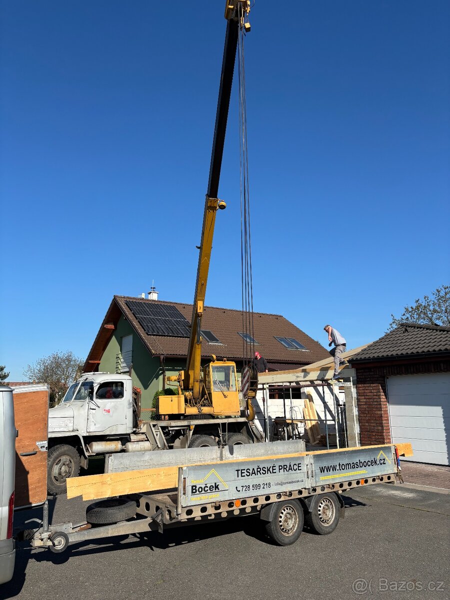 prodám autojeřáb Praga V3S AD 80 - 6