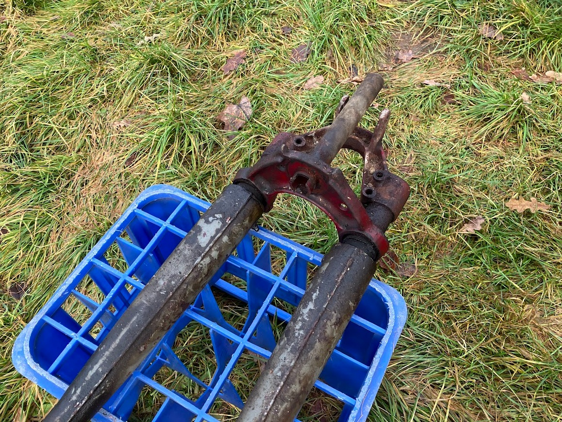 jawa pérák, ogar 350 přední vidlice - 6