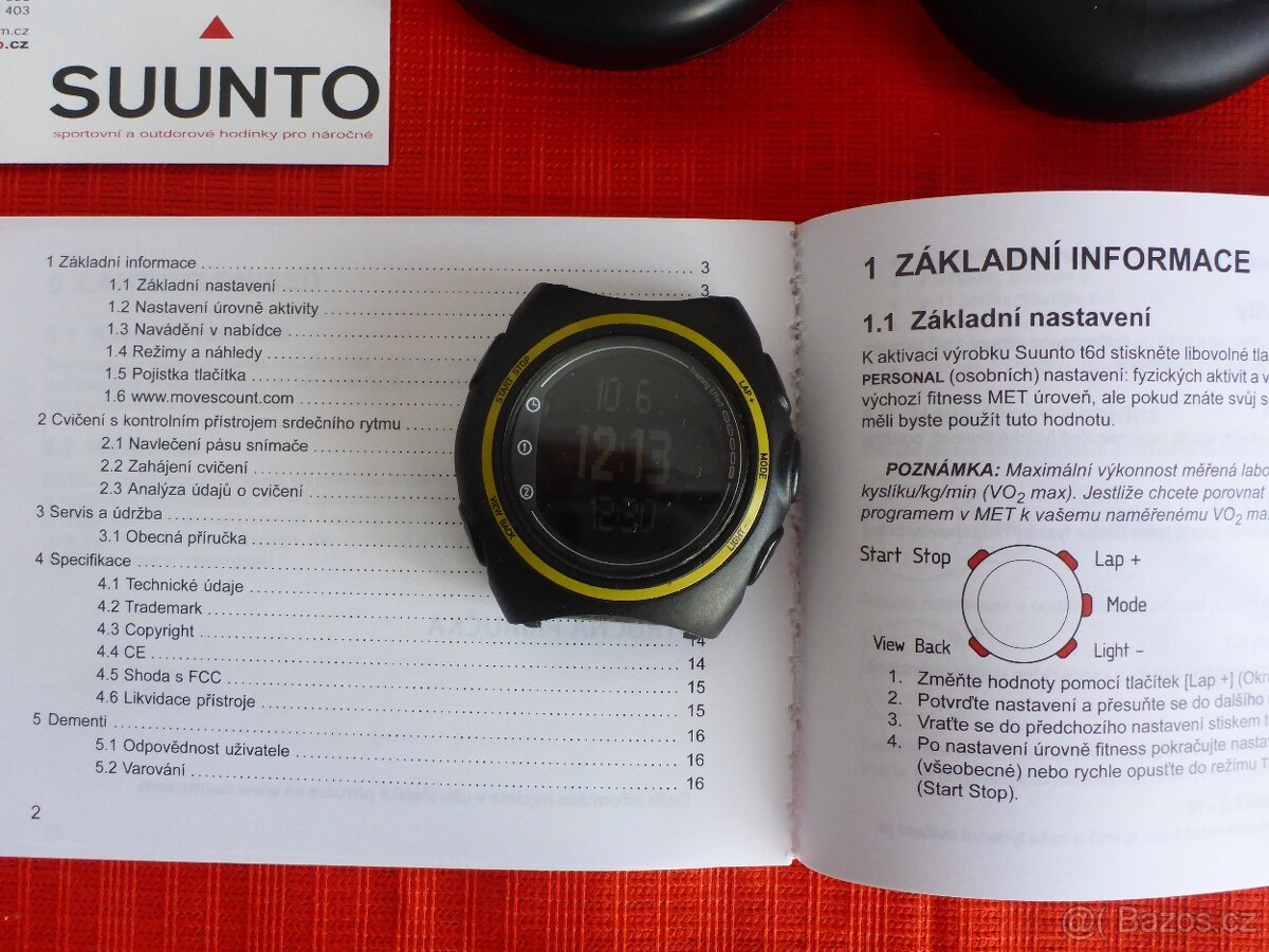 Suunto T6d a hrudní pás - 6