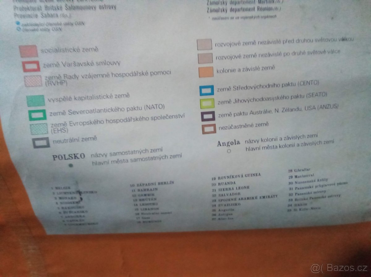 Školní nástěnná mapa - 6