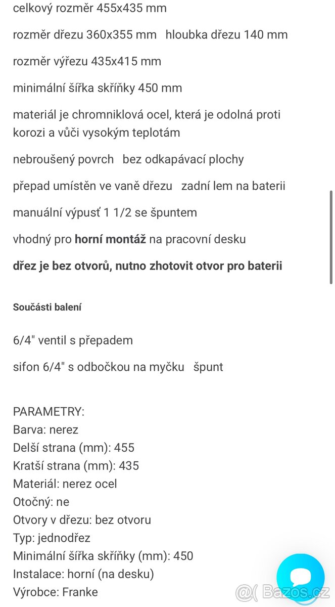 Dřez Franke a baterie - 6