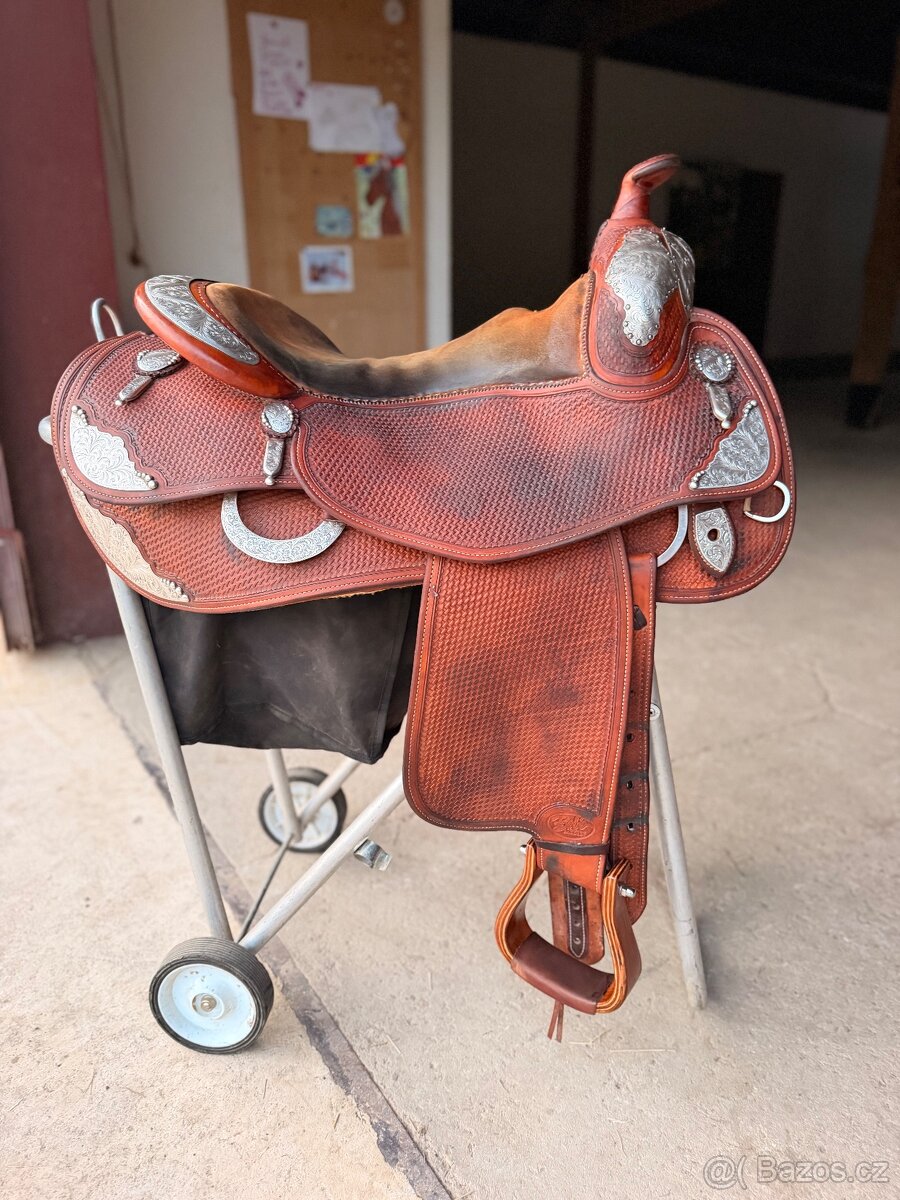 Westernové sedlo Bob’s Custom Saddle | 16” | Reining - 6