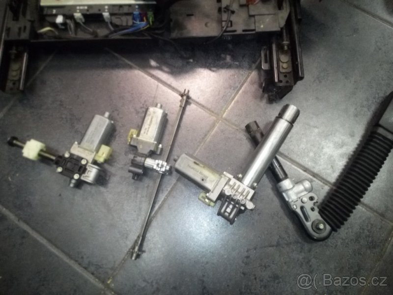 bmw e65 motorky sedaček, airbagy, moduly, čalounění, pásy - 6