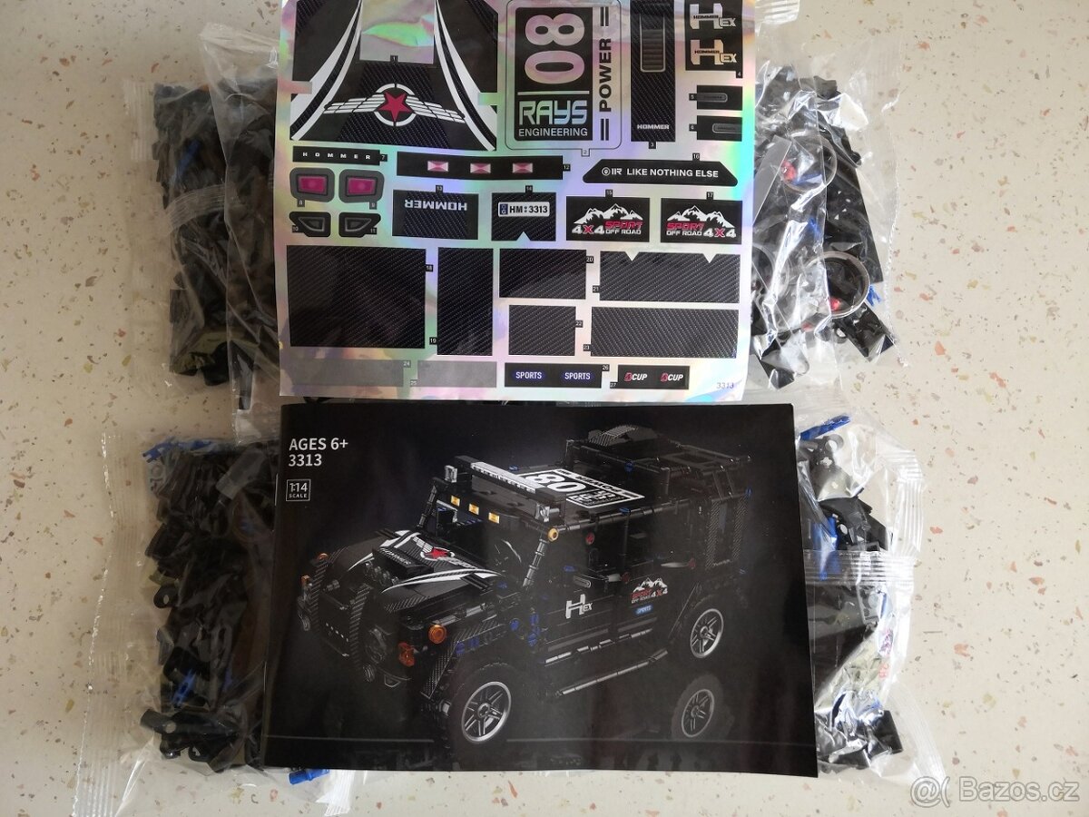 Stavebnice Jeep Hummer kompatibilní s LEGO - 6