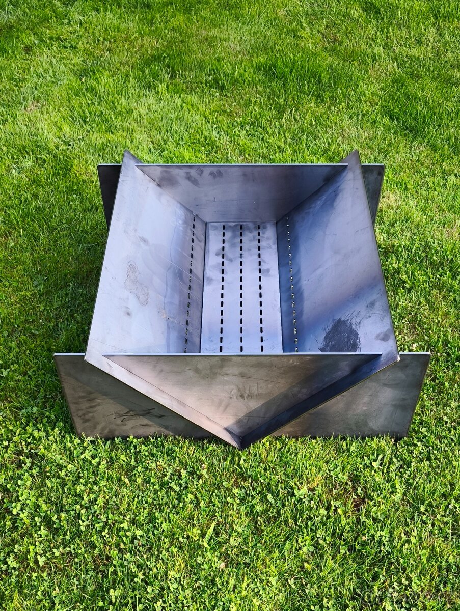 Robustní ocelové ohniště - Gril - 6